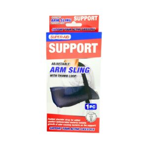 Black Adjustable Arm Sling w/ Thumb Loop