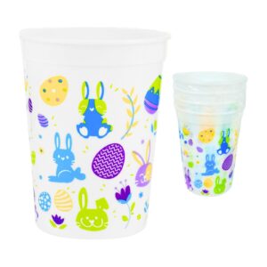 4pc 10.8oz Printed Easter Design Cups