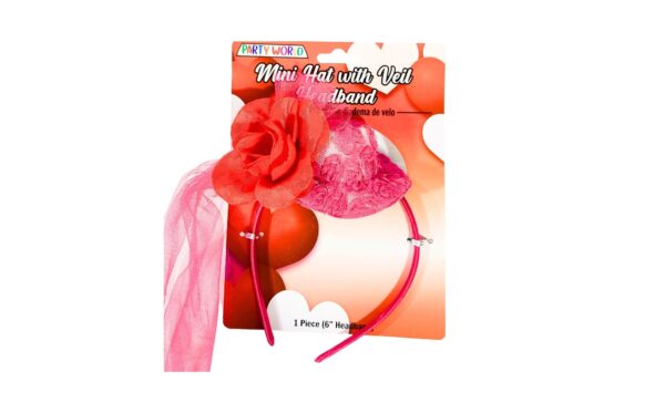 6" Headband w/ Hat & Lace - Image 2