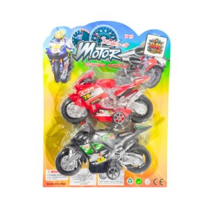 2pc 5" Pull Back Motorcycle