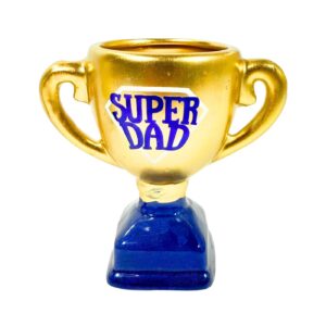 Ceramic Father's Day Trophy '#1 Dad'/ 'Super Dad'