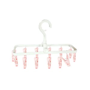 12 Pins Collapsible Plastic Clothes Dryer