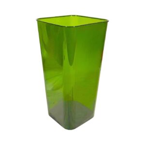 6.25" x 6.25" x 12" Plastic Flower Vase
