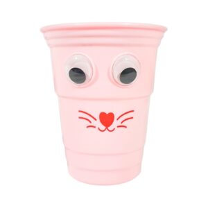 4" x 5" Plastic Cup w/ Wiggly Eges