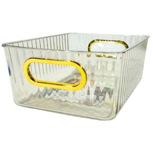 8.25" x 5.5" x 3" Transparent Storage Bin