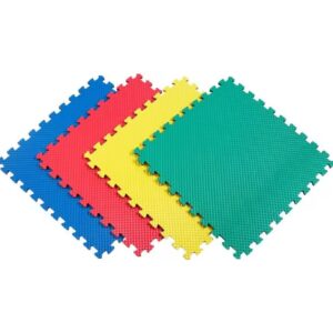 4pc 60cm x 60cm x 1cm Plain Color Foam Puzzle Mat