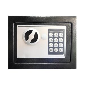 9" x 6 1/2" x 6 3/4" Metal Safe w/ Keypad & Key