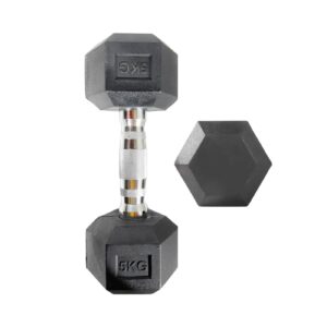 5kg Dumbbell w/ Rubber Coating