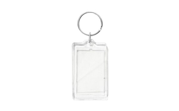 Clear Box Keychain 1.5″ x 2.5″ Clear Rectangular Keychain – Simon Quan & Co. Ltd