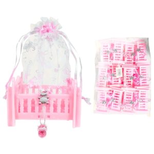 12pk 7cm Baby Crib Party Favor