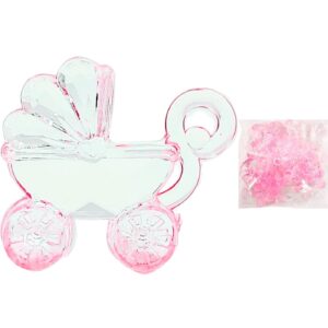 12pk Baby Stroller Craft Ornament