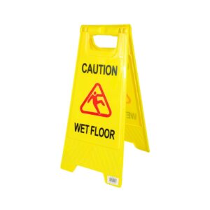 12" x 24" Plastic Wet Floor Sign