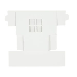 12pk 4" x 4" x 2.5" White Box w/ Clear Window