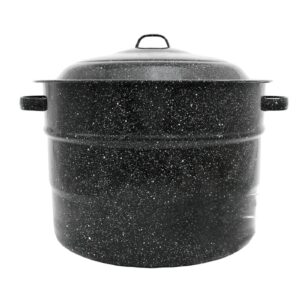 21.5Qt Canner w/ Jar Rack 'Granite Ware'