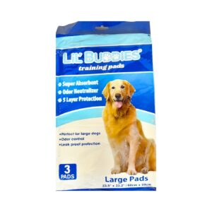 3pc 23.5" x 23.2" Pet Training Pads