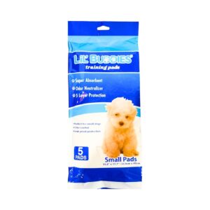 5pc 13.2" x 17.7" Lil' Buddies Pet Training Pads (Size: Small)