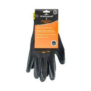 1pr Kingman Latex Glove w/ Crinkle (Size: Small)