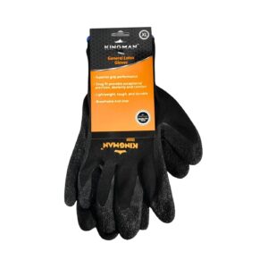 1pr Kingman Latex Glove w/ Crinkle (Size: X-Large)