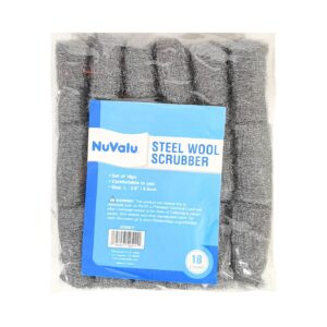 18pk Scrubber Steel Wool 'Nuvalu'