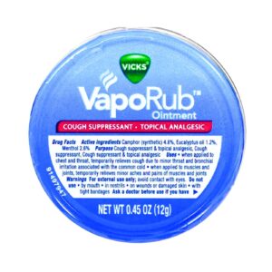0.45oz / 12g Vicks Vaporub in Metal Tin