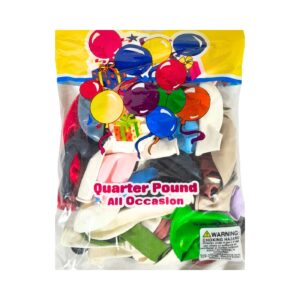 1/4 lb Assorted Color Balloons