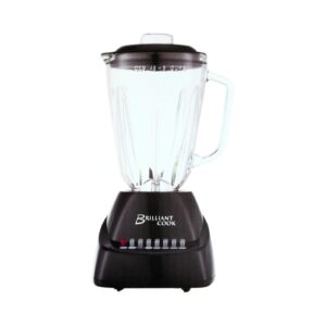 10 Speed Black Glass Blender 'Brilliant Cook'