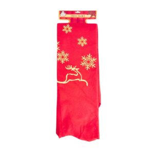 42" Tree Skirt w/ Printed Snowflake