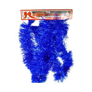 9ft Standard Cut Tinsel Garland (Blue Theme)