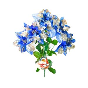 29cm 5-Branch Poinsettia