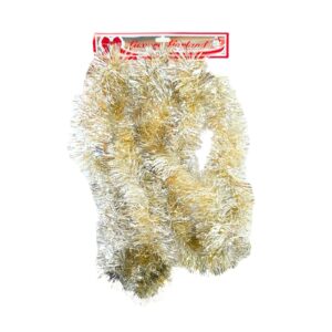 9ft Gold Thin Cut Garland