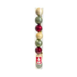 8pc 5cm X'mas Ball in Tube