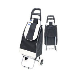 12" x 21" x 8" Solid Color Canvas Shopping Cart