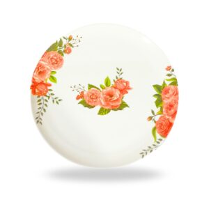 11" Floral Melamine Dinner Plate