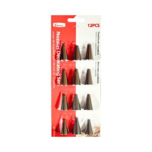 12pc Cake Decorating Nozzles Set 'Kocina'