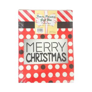 4pk 11" x 8 1/4" Medium Christmas Gift Box