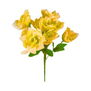 Gold Satin Rose x 7