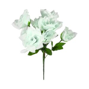 White Satin Rose x 7