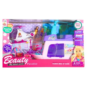 12" Ship w/ Plane and Mini Figures & Accessories Play Set