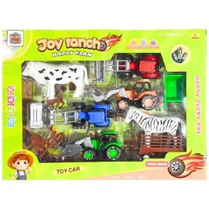 Happy Farm Animal Ranch Play Set