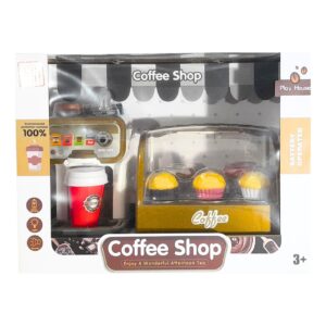 Coffee Shop Play Set in Window Box