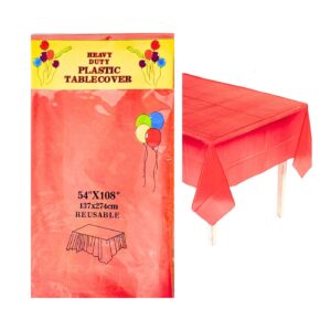 54" x 108" Disposable Table Plastic