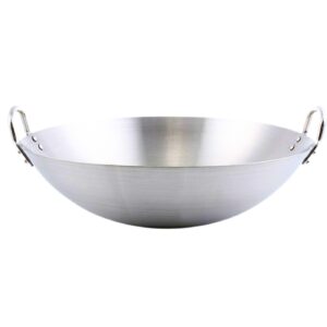 20" Double Ear Iron Wok