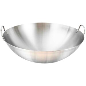 24" Double Ear Iron Wok