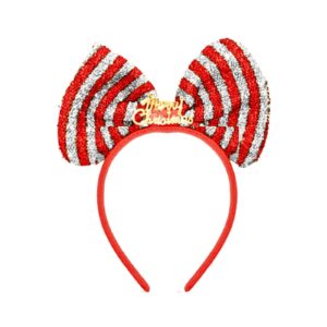 Merry Christmas Headband w/ Bow