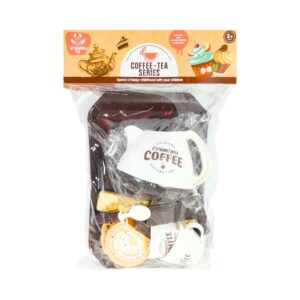 Coffee Pot & Cup Play Set w/ Tray in Poly Bag