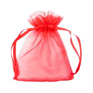 100pk 2 3/4" x 3 3/4" Organza Bag w/ Drawstring