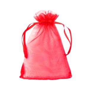 100pk 3 1/2" x 4 1/2" Organza Bag w/ Drawstring
