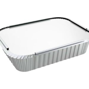 6pk 5 1/2" x 4 1/2" Foil Pan w/ Silver Lid