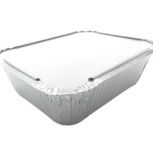 6pk 7" x 5" Foil Pan w/ Silver Lid