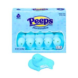 10ct Peeps Marshmallow Chicks (Blue)